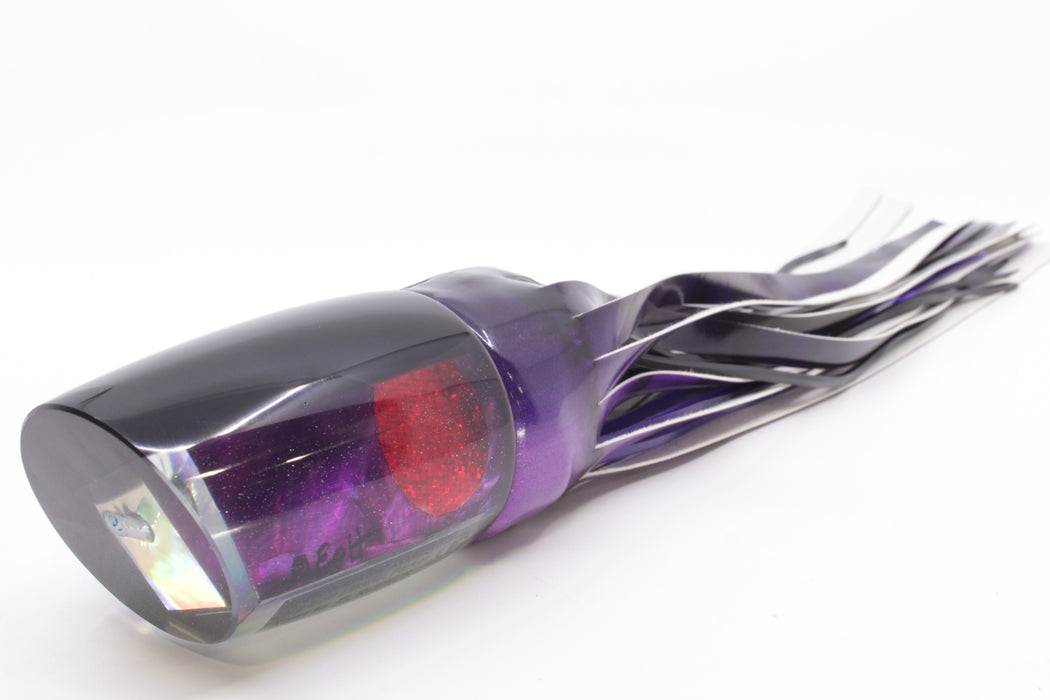 Marlin Magic Purple MOP Black Back Red Eyes XL Ruckus 16" 14oz Fire Tailz Vinyl