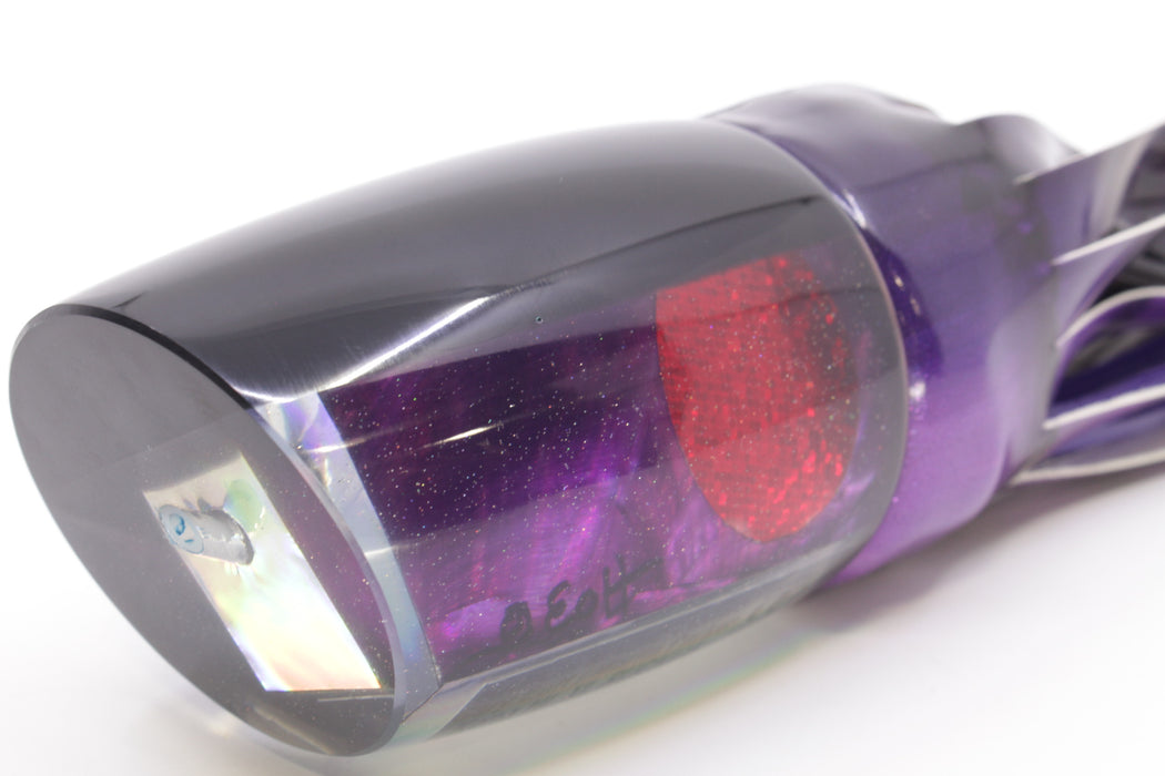 Marlin Magic Purple MOP Black Back Red Eyes XL Ruckus 16" 14oz Fire Tailz Vinyl