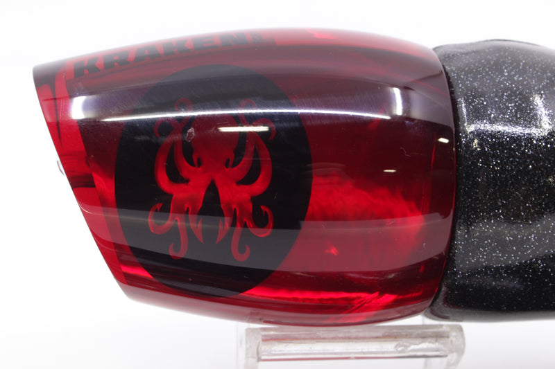 Kraken Fish Co. Red Chrome Kraken 16" 14.2oz Vinyl Black