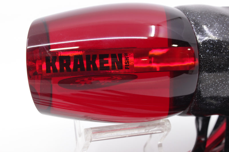 Kraken Fish Co. Red Chrome Kraken 16" 14.2oz Vinyl Black