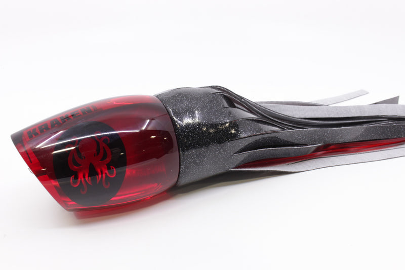 Kraken Fish Co. Red Chrome Kraken 16" 14.2oz Vinyl Black