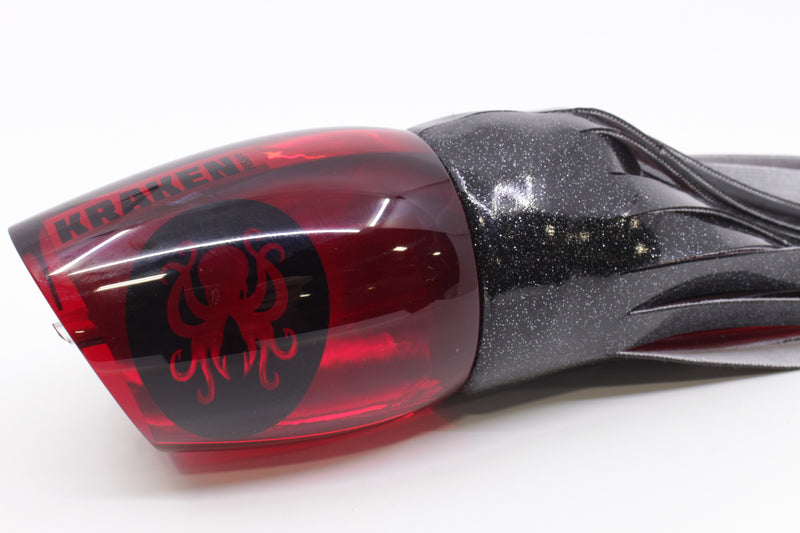 Kraken Fish Co. Red Chrome Kraken 16" 14.2oz Vinyl Black