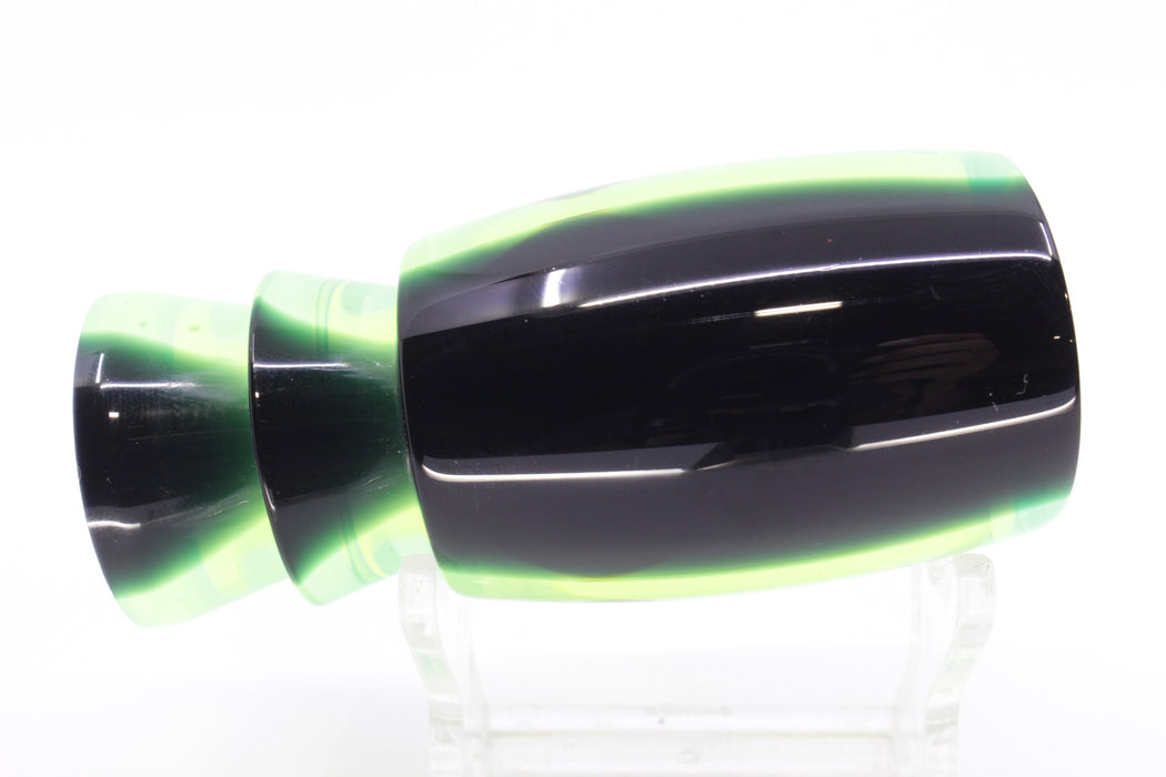 Moyes Lures Lime Green MOP Black Back Taxi Eyes Boogeyman 12" 4oz