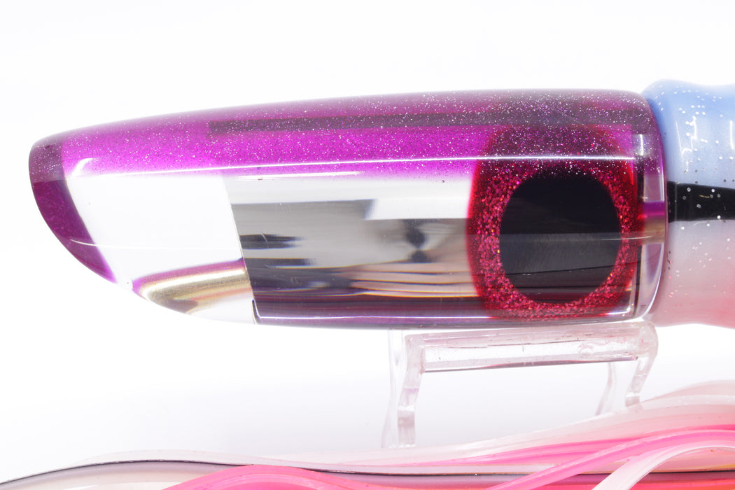 Coggin Lures Mirrored Purple Back Fat Boy Swimmer 14" 10.5oz Skirted Gay Bob