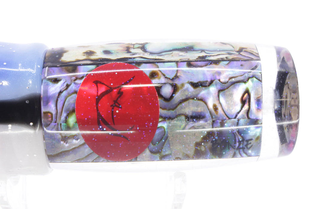Bonze Lures Paua Shell Red Eyes BTK 10" 7oz Skirted Gay Bob