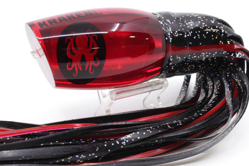 Kraken Fish Co. Red Chrome Worldcup 14" 12.8oz Skirted Black-Red