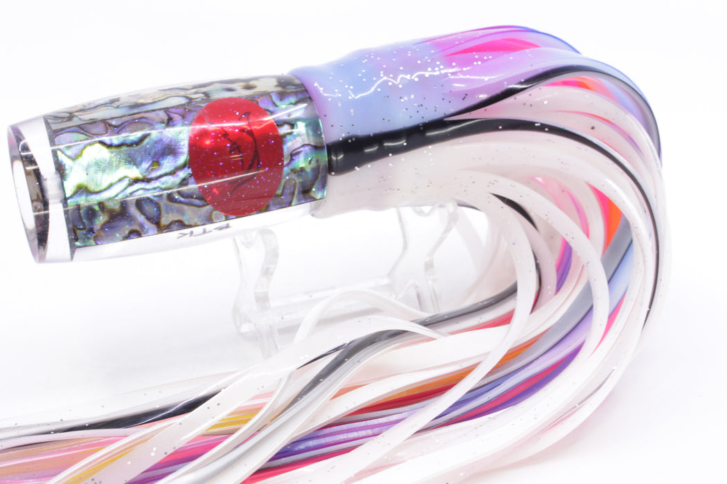 Bonze Lures Paua Shell Red Eyes BTK 10" 7oz Skirted Gay Bob