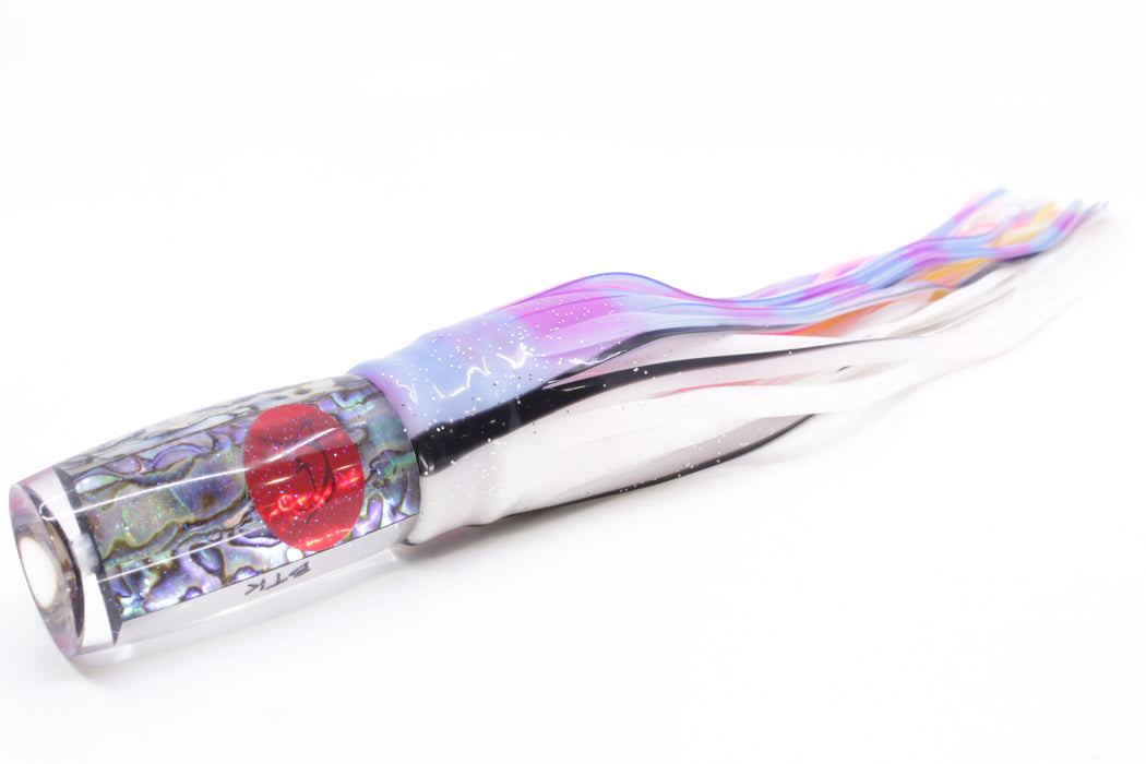 Bonze Lures Paua Shell Red Eyes BTK 10" 7oz Skirted Gay Bob