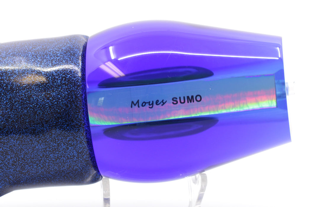 Moyes Lures Blue MOP Dark Blue Back Sumo Teaser 25oz Vinyl Blue