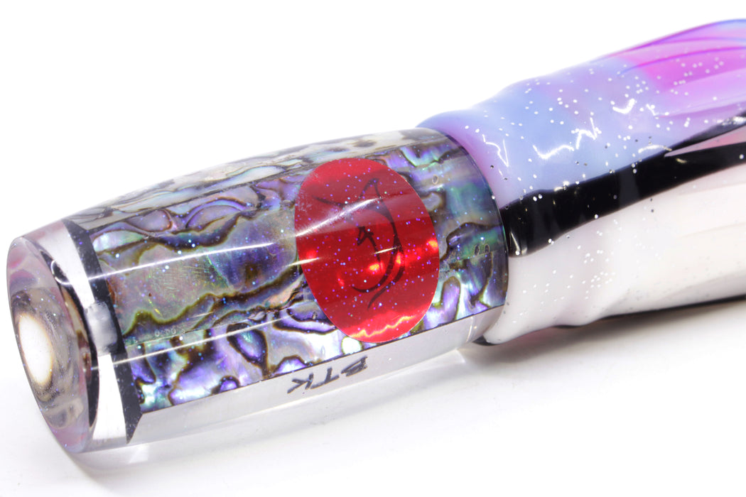 Bonze Lures Paua Shell Red Eyes BTK 10" 7oz Skirted Gay Bob