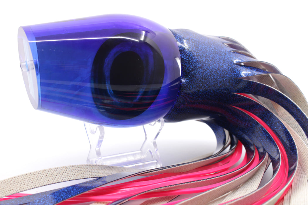 Moyes Lures Blue MOP Dark Blue Back Sumo Teaser 25oz Vinyl Blue