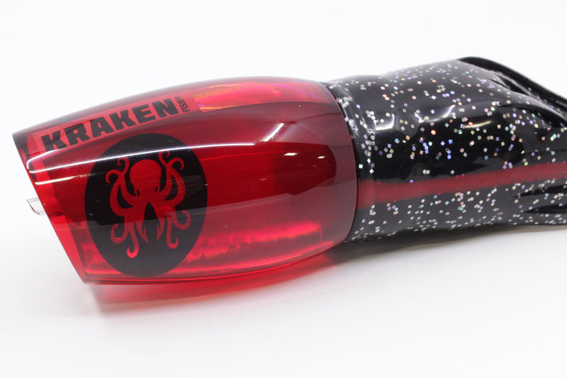 Kraken Fish Co. Red Chrome Worldcup 14" 12.8oz Skirted Black-Red