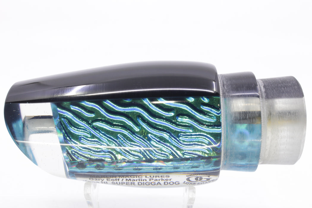 Marlin Magic Ice Blue-Akule Lava Black Back Super Digga Dog 16" 10oz