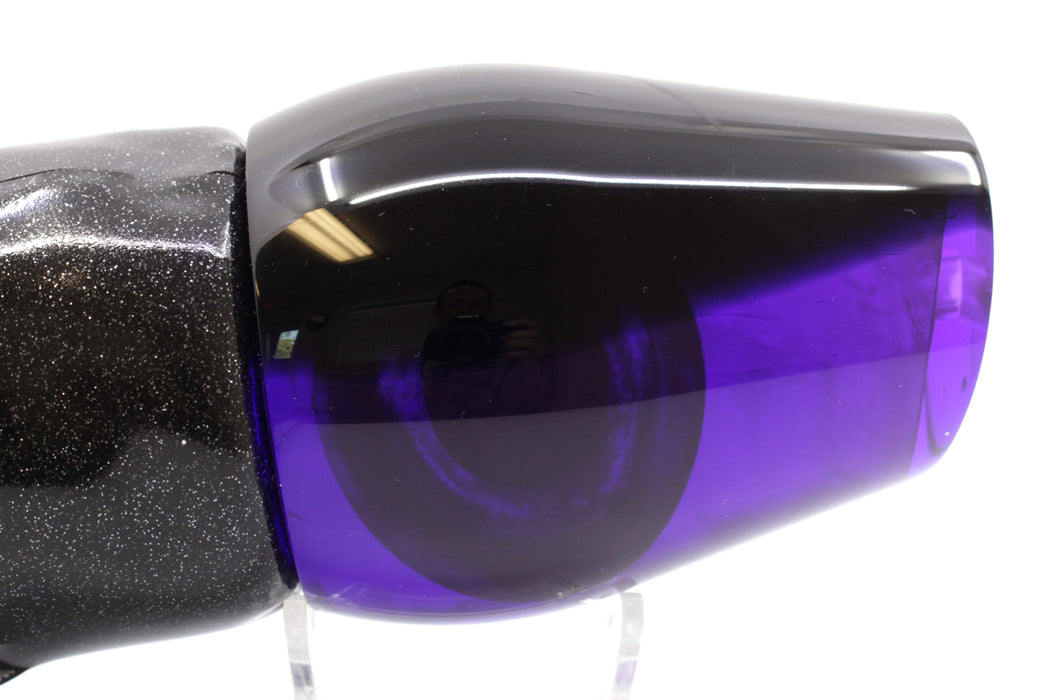 Moyes Lures Purple MOP Black Back Sumo Teaser 25oz Vinyl Black