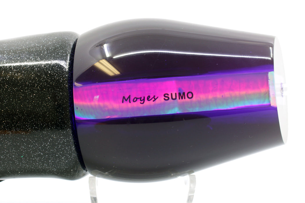 Moyes Lures Purple MOP Black Back Sumo Teaser 25oz Vinyl Black