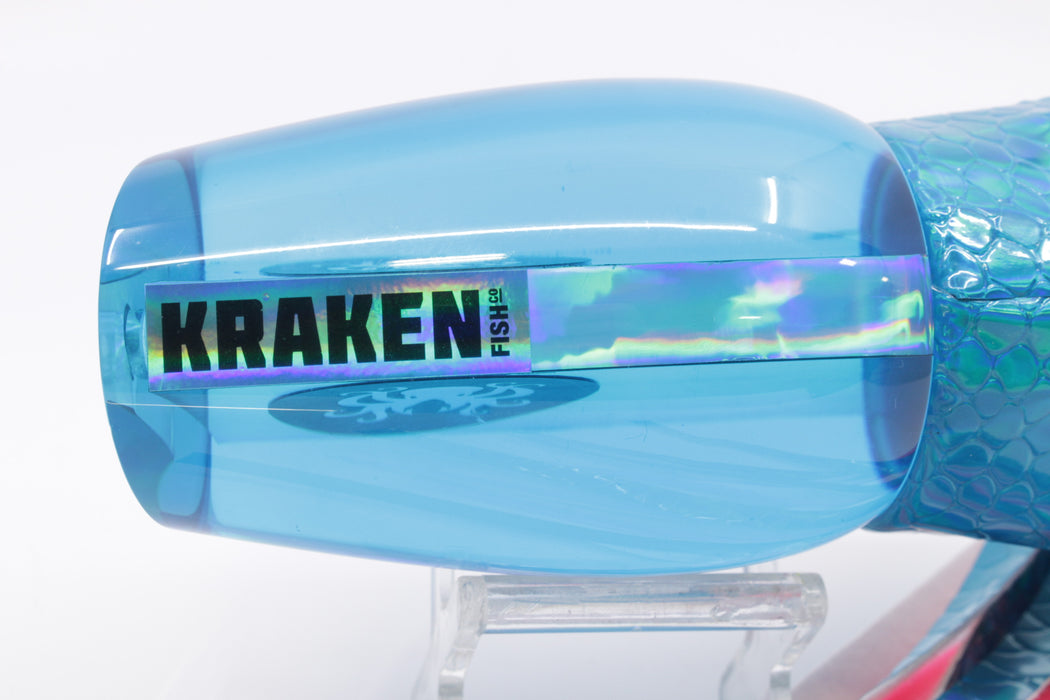 Kraken Fish Co. Ice Blue Rainbow Raptor 16" 14.3oz Vinyl Turquoise Scale