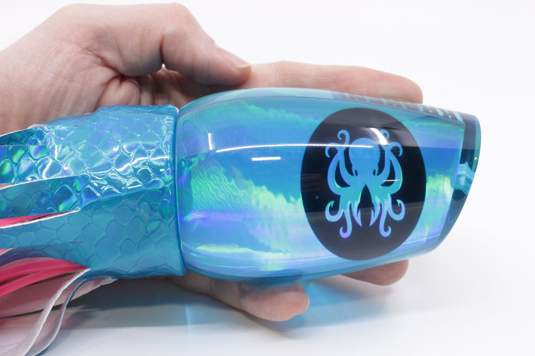 Kraken Fish Co. Ice Blue Rainbow Raptor 16" 14.3oz Vinyl Turquoise Scale