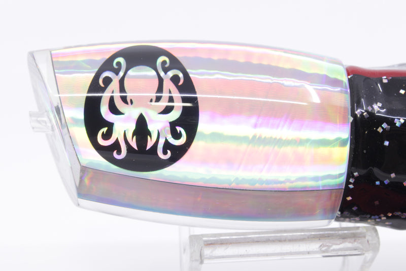Kraken Fish Co. Silver Rainbow Mayhem 12" 11oz Skirted Black/Rainbow