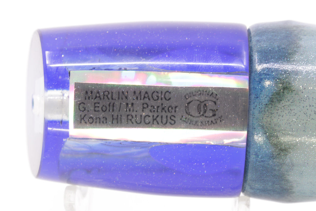 Marlin Magic Blue-Purple Abalone Blue Back Ruckus 12" 9oz Fire Tailz Vinyl Aku Revisited