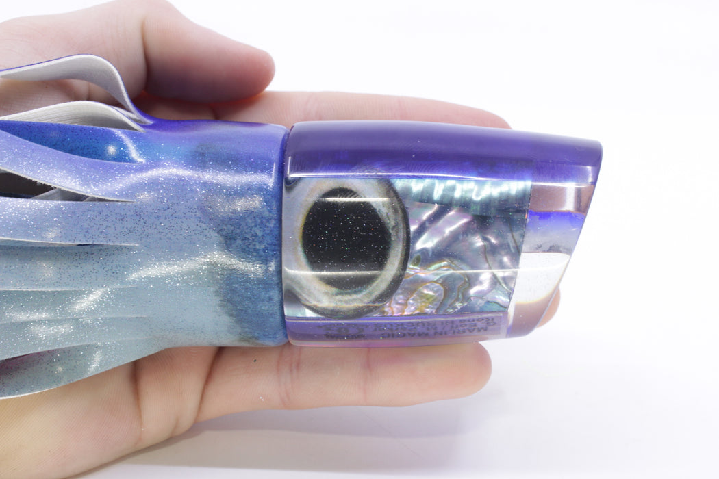 Marlin Magic Blue-Purple Abalone Blue Back Ruckus 12" 9oz Fire Tailz Vinyl Aku Revisited