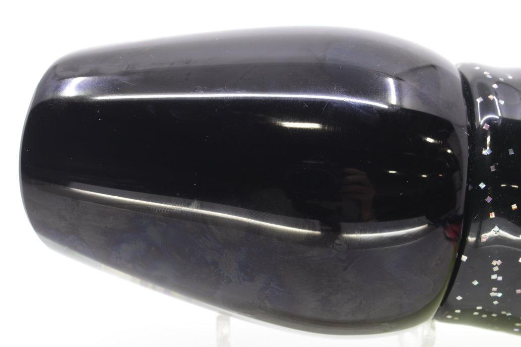 Marlin Magic White Abalone Black Back Taxi Eyes Papa Joe 16" 19oz Skirted Magic Johnson