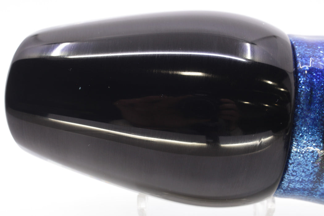 Marlin Magic Blue-Purple Abalone Black Back Papa Joe 16" 19oz Skirted Blue Aurora