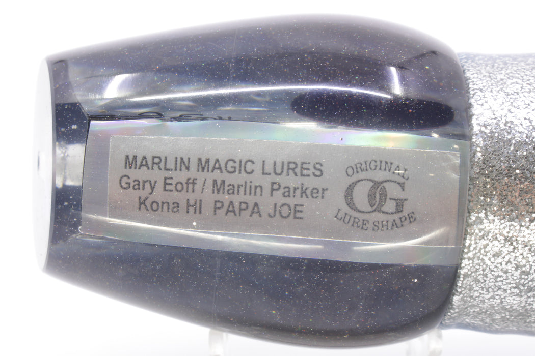 Marlin Magic Blue-Purple Abalone Black Back Papa Joe 16" 19oz Skirted Blue Aurora
