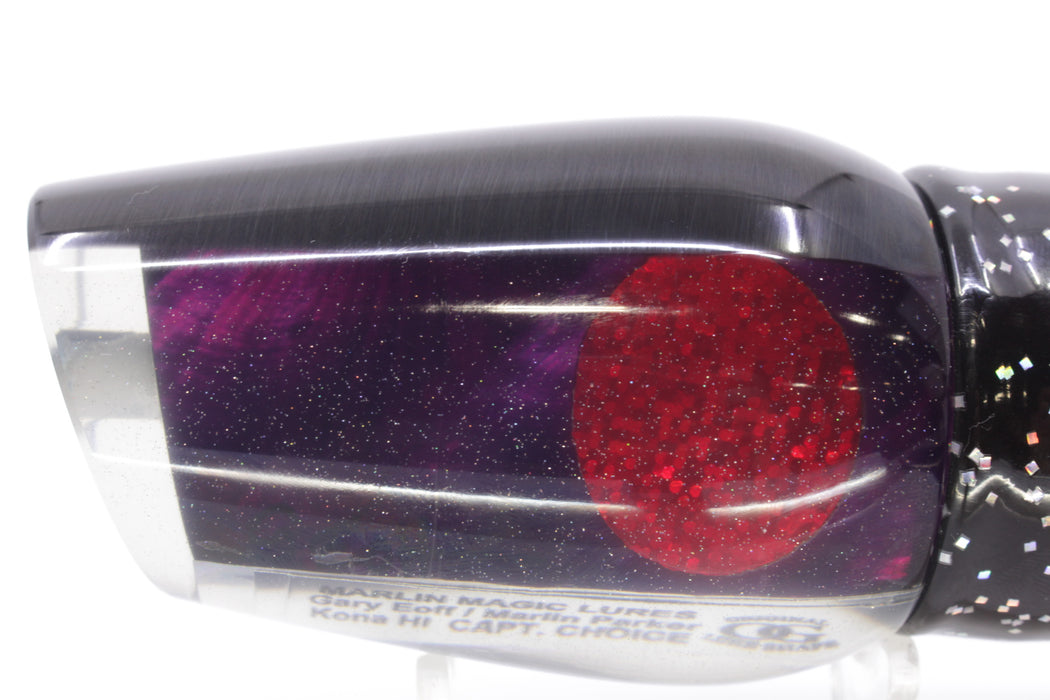 Marlin Magic Purple MOP Black Back Captain's Choice 14" 12.5oz Skirted Black/Purple