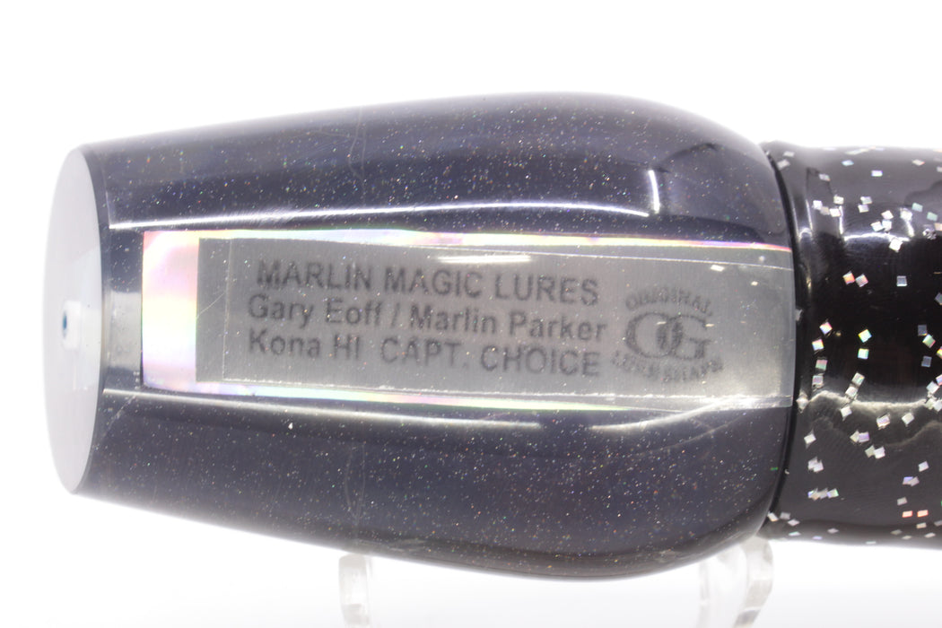 Marlin Magic Purple MOP Black Back Captain's Choice 14" 12.5oz Skirted Black/Purple