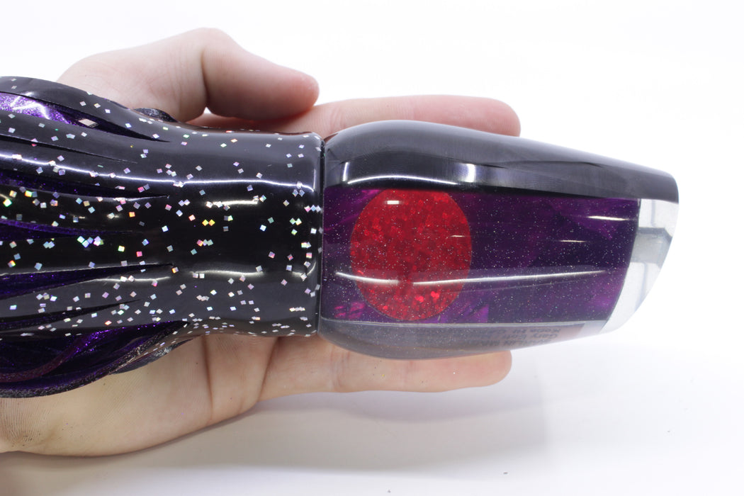 Marlin Magic Purple MOP Black Back Captain's Choice 14" 12.5oz Skirted Black/Purple