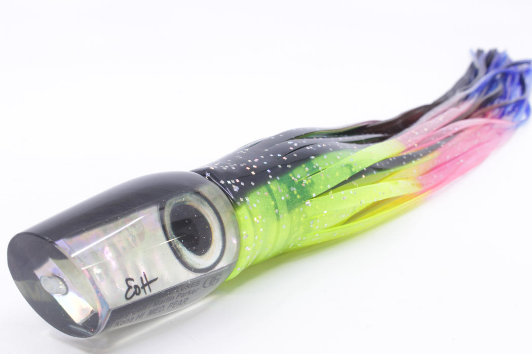 Marlin Magic White Awabi Black Back Medium Pear 10" 8.2oz Skirted Magic Johnson