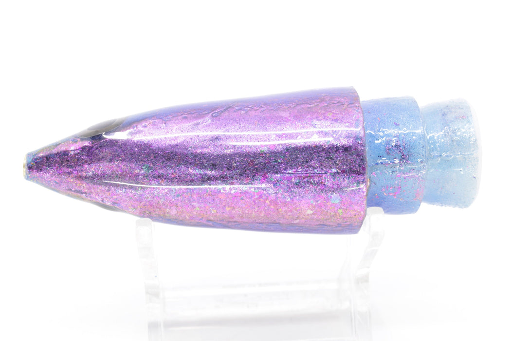 Ali'i Kai Lures Purple-Blue-White Small Aku 9" 4.9oz Head Only EZ-K