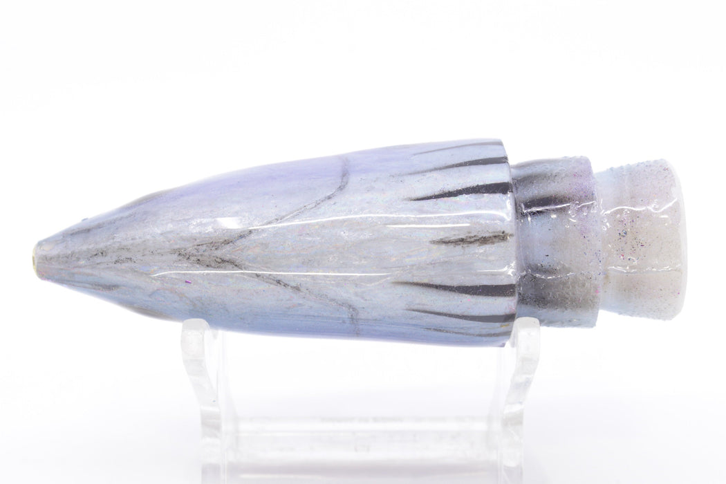 Ali'i Kai Lures Purple-Blue-White Small Aku 9" 4.9oz Head Only EZ-K