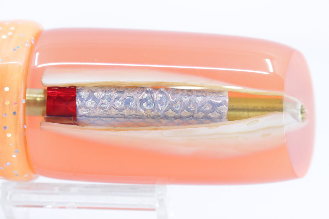 Crampton Baits Real Ripple Shell MOP Orange Back HoG 14" 10.5oz Skirted Orange-Black EZ-K