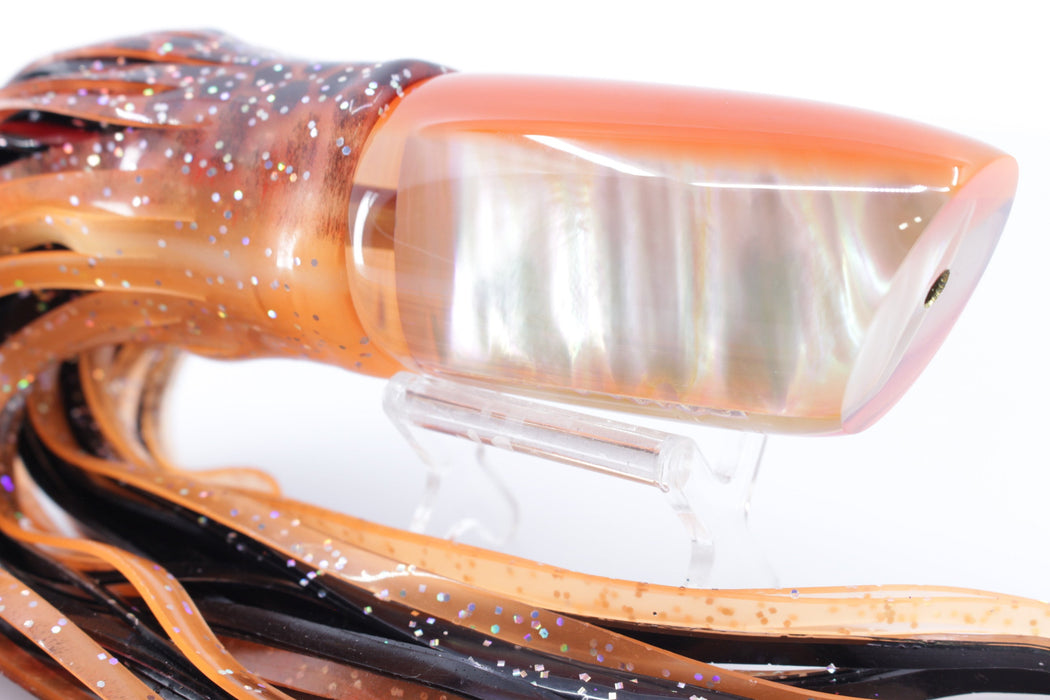 Crampton Baits Real Ripple Shell MOP Orange Back HoG 14" 10.5oz Skirted Orange-Black EZ-K