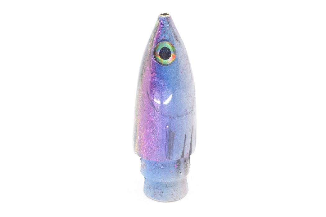 Ali'i Kai Lures Purple-Blue-White Small Aku 9" 4.9oz Head Only EZ-K