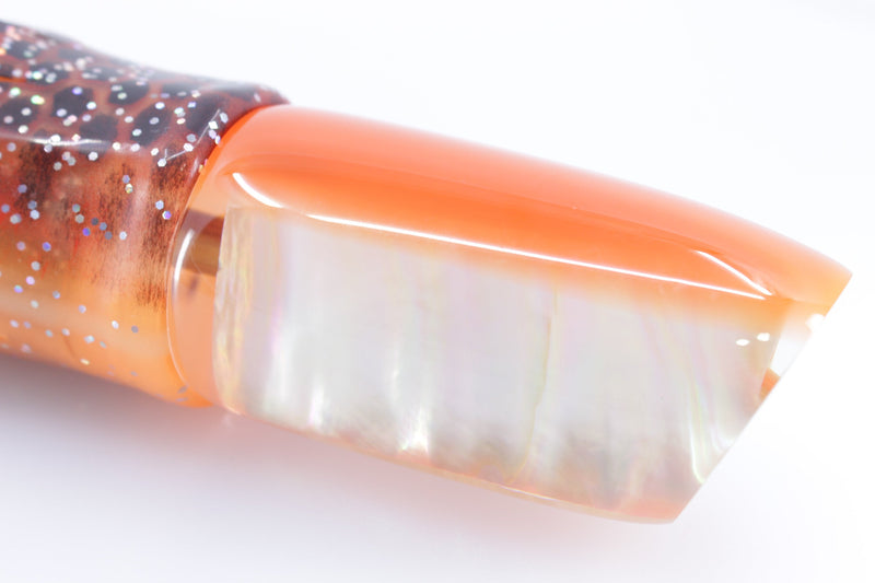Crampton Baits Real Ripple Shell MOP Orange Back HoG 14" 10.5oz Skirted Orange-Black EZ-K