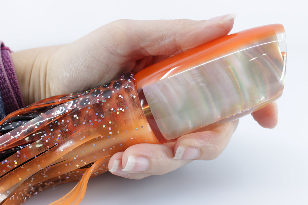 Crampton Baits Real Ripple Shell MOP Orange Back HoG 14" 10.5oz Skirted Orange-Black EZ-K