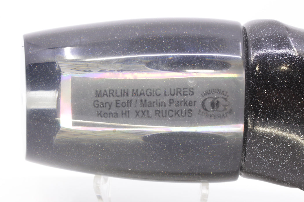 Marlin Magic White Abalone Black Back Taxi Eyes XXL Ruckus Teaser 18" 20oz Vinyl Black