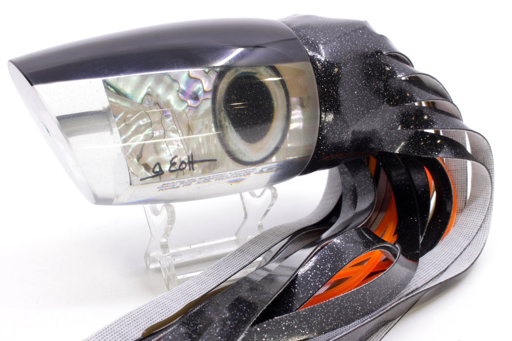 Marlin Magic White Abalone Black Back Taxi Eyes XXL Ruckus Teaser 18" 20oz Vinyl Black