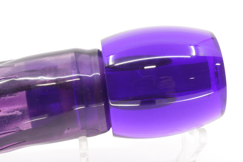 Moyes Lures Purple MOP Purple Back Large Secret 12" 6.5oz Skirted Purple Skipjack