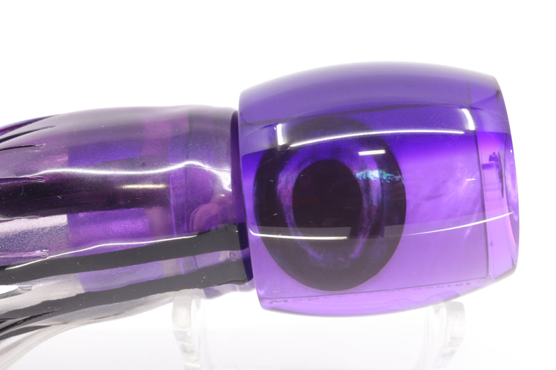 Moyes Lures Purple MOP Purple Back Large Secret 12" 6.5oz Skirted Purple Skipjack