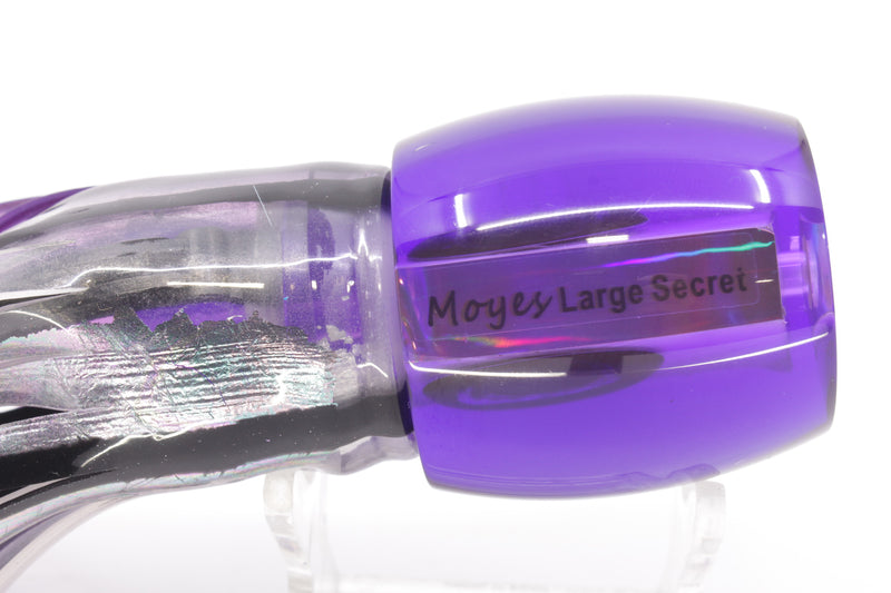 Moyes Lures Purple MOP Purple Back Large Secret 12" 6.5oz Skirted Purple Skipjack
