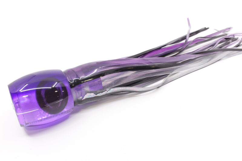 Moyes Lures Purple MOP Purple Back Large Secret 12" 6.5oz Skirted Purple Skipjack
