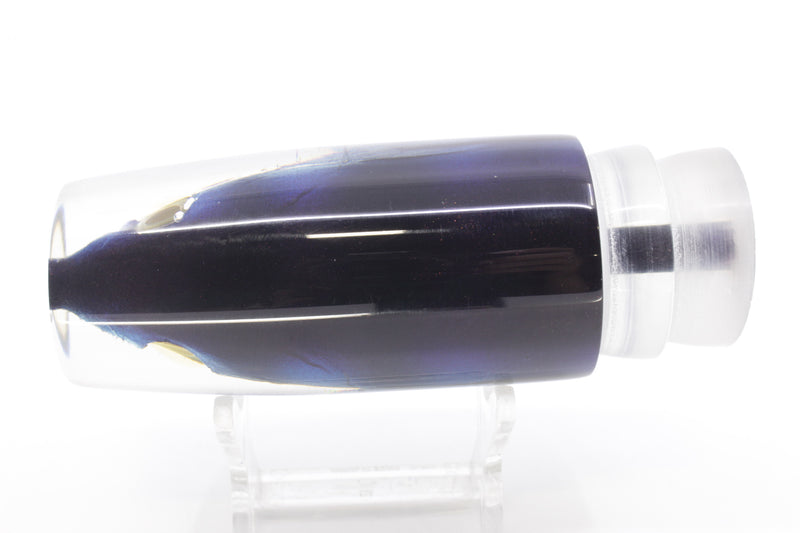Ali'i Kai Lures Black-Blue-Silver Skipjack Large Hard Head 14" 8oz Head Only EZ-K