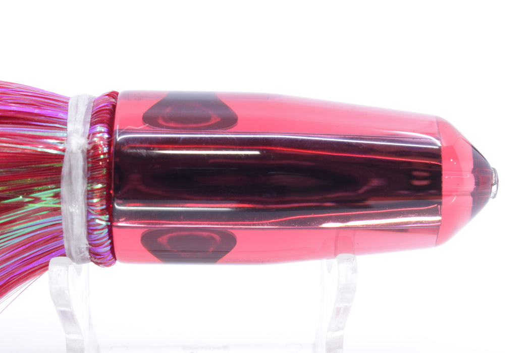 Moyes Lures Red Mirrored Small Sicario Bullet 8" 5.5oz Strobez Red/Black