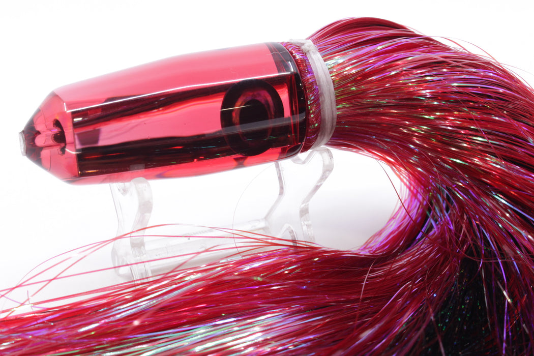 Moyes Lures Red Mirrored Small Sicario Bullet 8" 5.5oz Strobez Red/Black