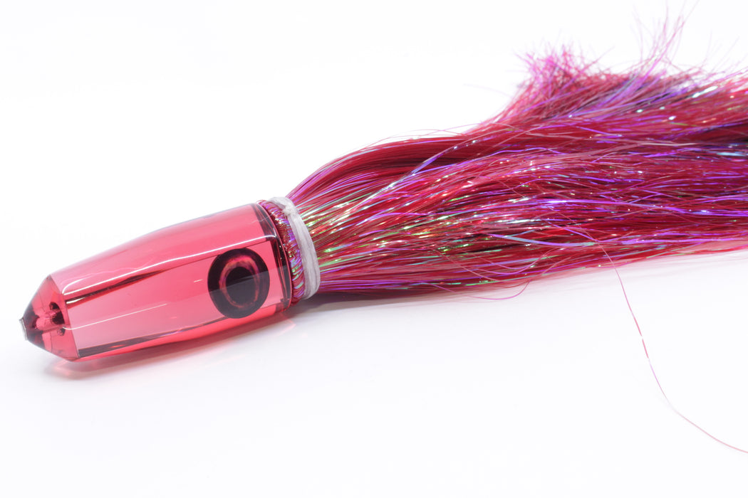 Moyes Lures Red Mirrored Small Sicario Bullet 8" 5.5oz Strobez Red/Black