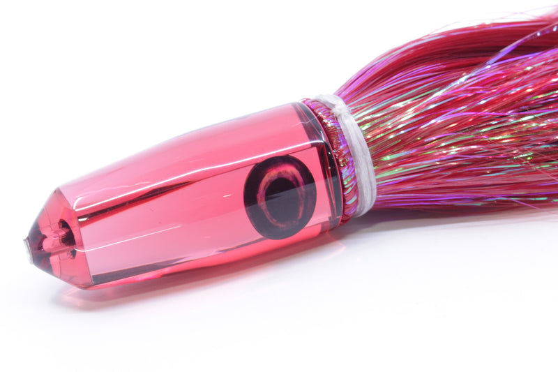 Moyes Lures Red Mirrored Small Sicario Bullet 8" 5.5oz Strobez Red/Black