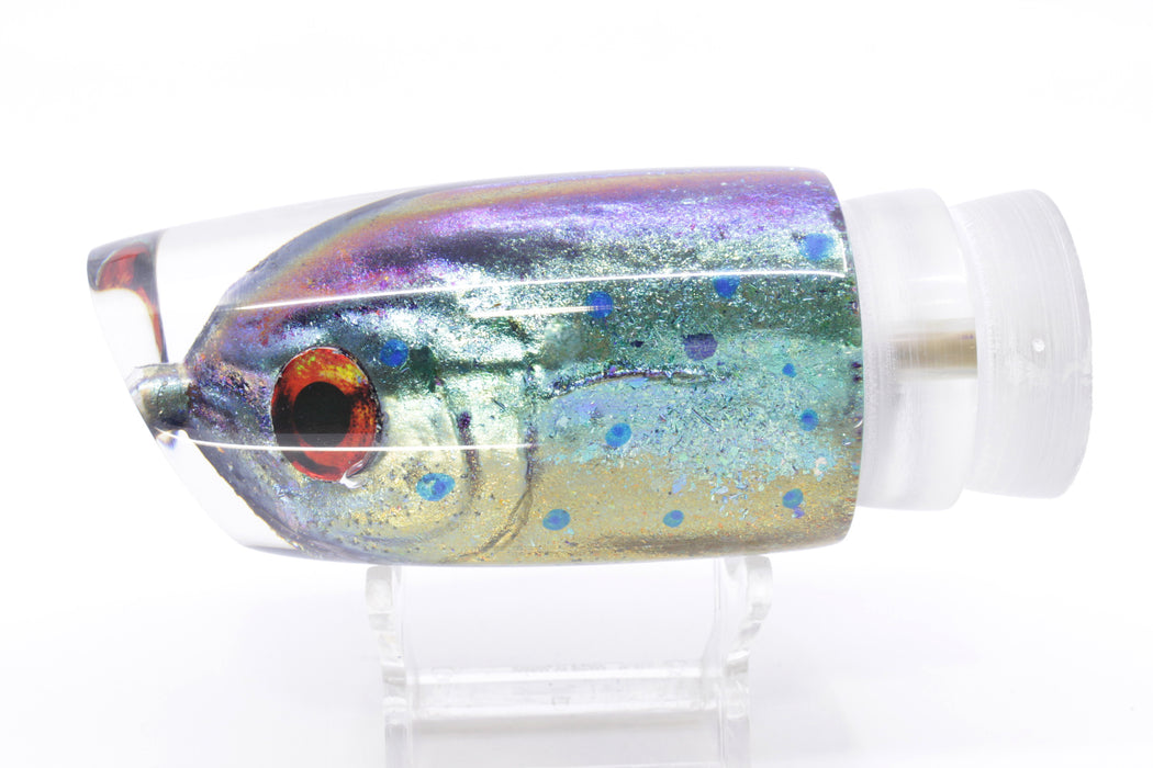 Ali'i Kai Lures Purple-Green-Yellow Yakuza Mahi 14" 6.8oz Head Only EZ-K